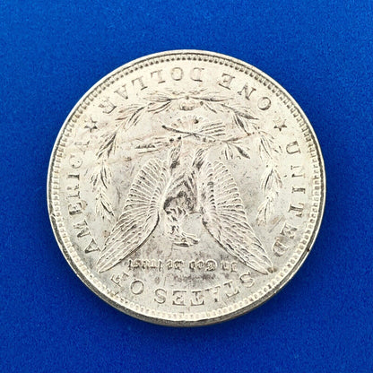 1921 P Morgan Silver Dollar $1 Last Year Issue Philadelphia Mint Coin White BU
