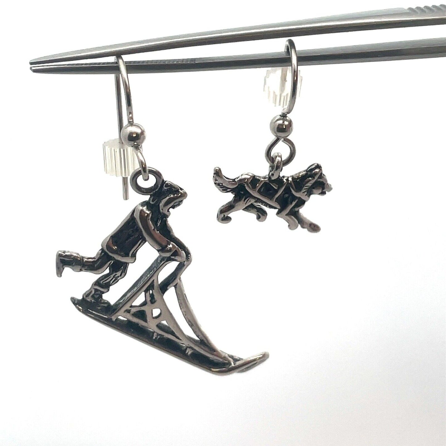 Designer Julie Gumm Alaska 925 Sterling Silver Ready Set Mush Dangle Earrings