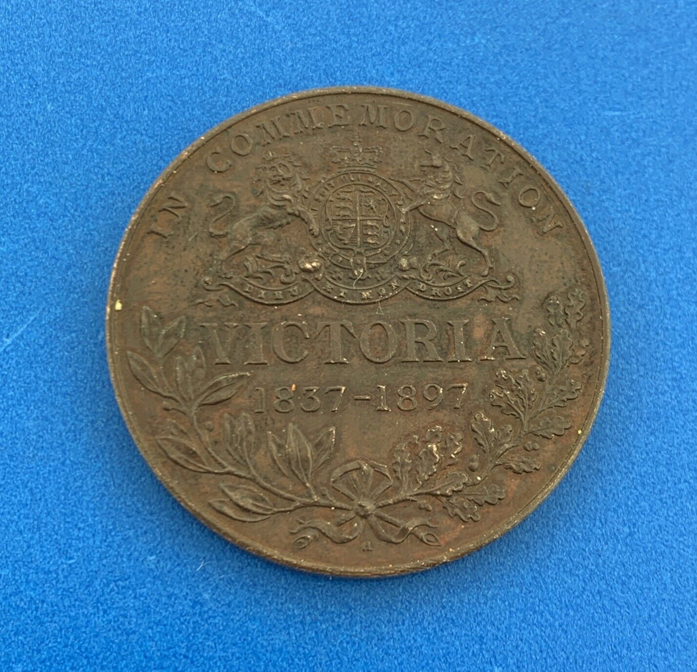 1837-1897 Queen Victoria Diamond Jubilee Large Bronze Medal