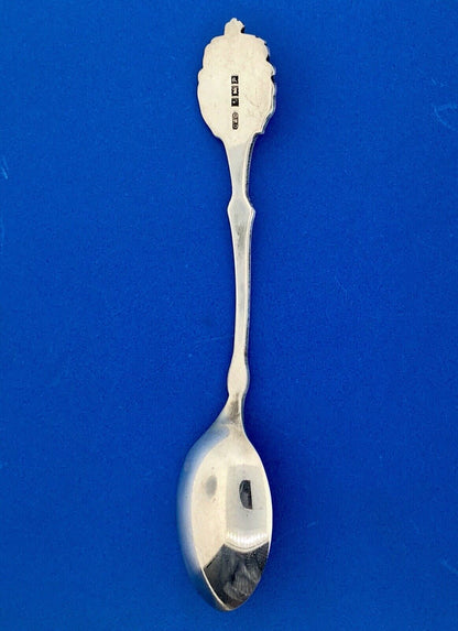 Collins & Cook Sterling Silver Enamel London Old Curiosity Shop Souvenir Spoon
