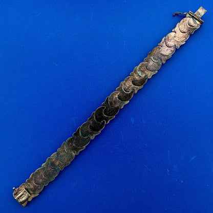 Atasay Kuyumculuk AK Turkey Sterling Silver 925 Florentine Polished Bracelet