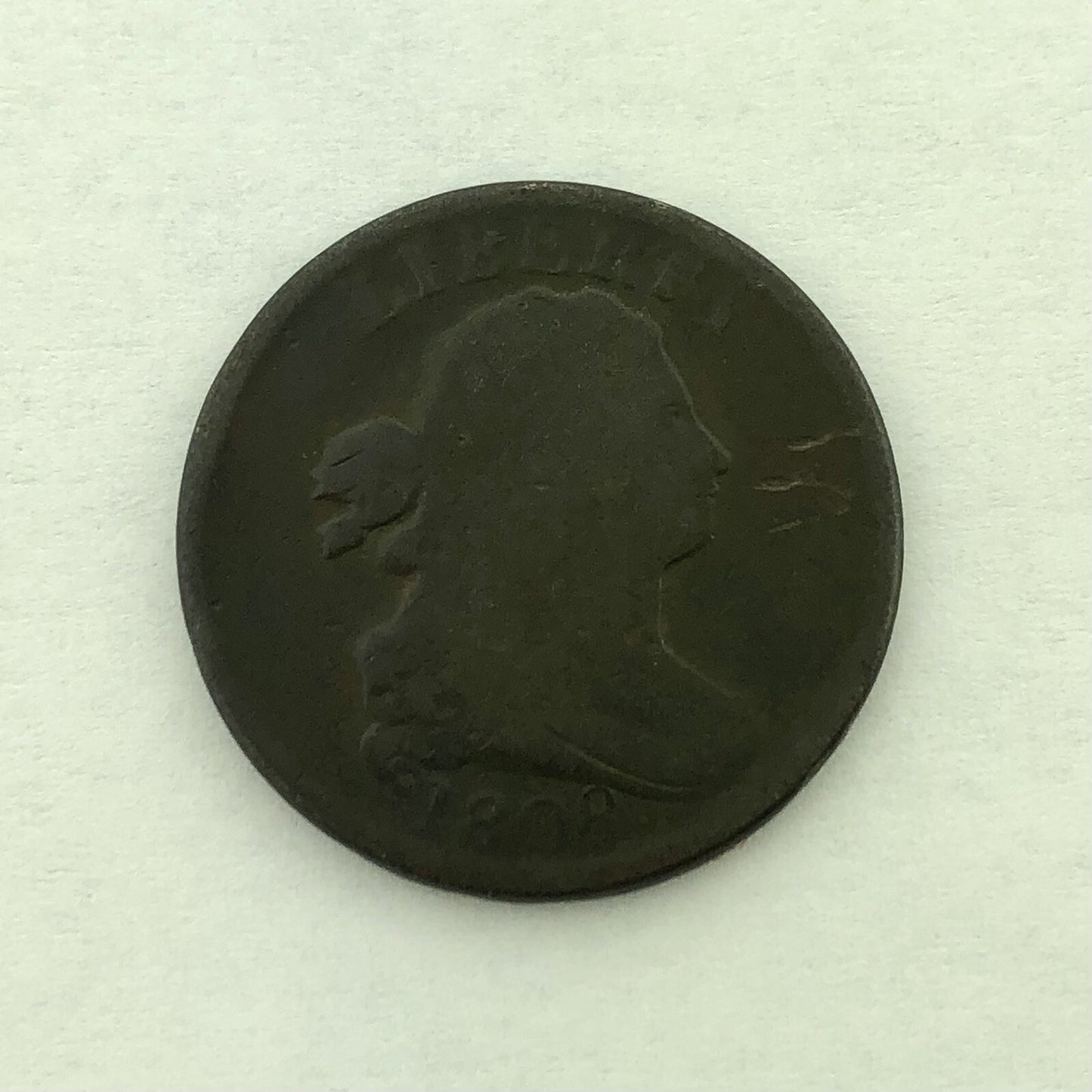 1808 Draped Bust Half Cent 1/2c Better Philadelphia Early American Copper Coin
