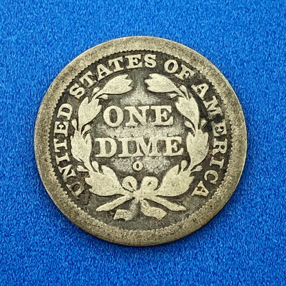 1841 O Seated Liberty Silver Dime 10c Better Key Rare Scarce New Orleans Coin