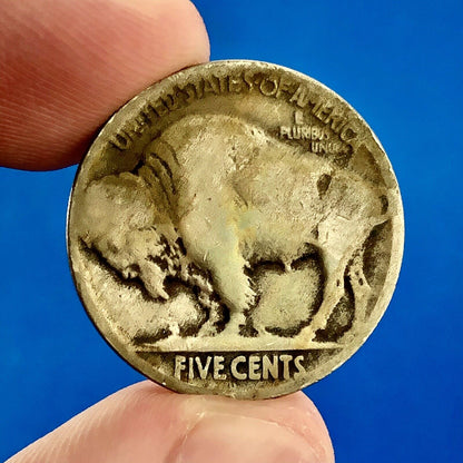 1918 D Indian Head Buffalo Nickel Better Key Scarce Denver Mint Coin
