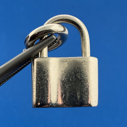 Tiffany & Co 925 Sterling Silver 1837 Collection Signature Padlock Charm Pendant