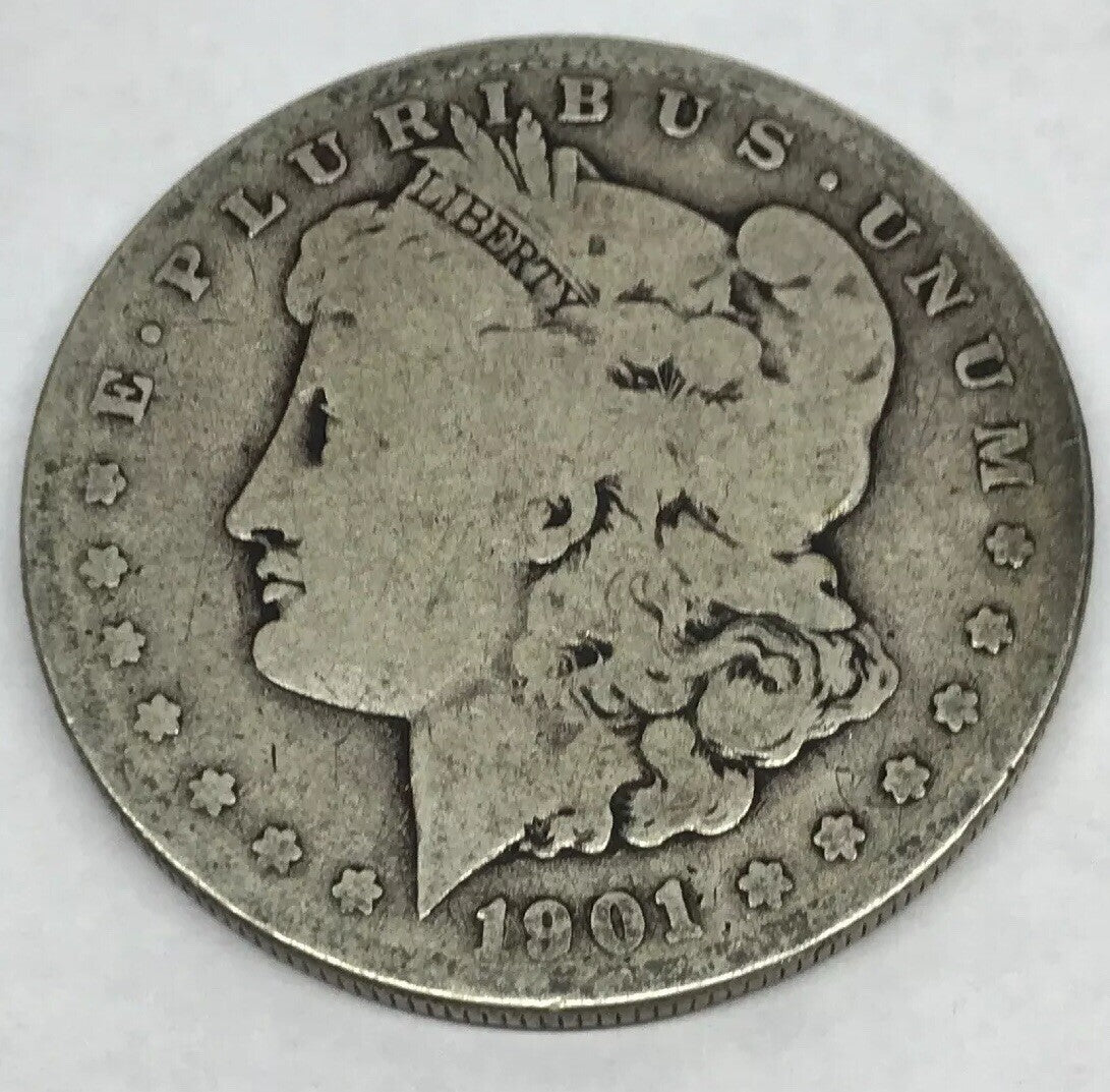 1901 S Morgan Silver Dollar Better Key Rare San Francisco Mint Coin #2