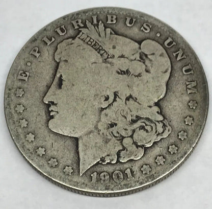 1901 S Morgan Silver Dollar Better Key Rare San Francisco Mint Coin #2