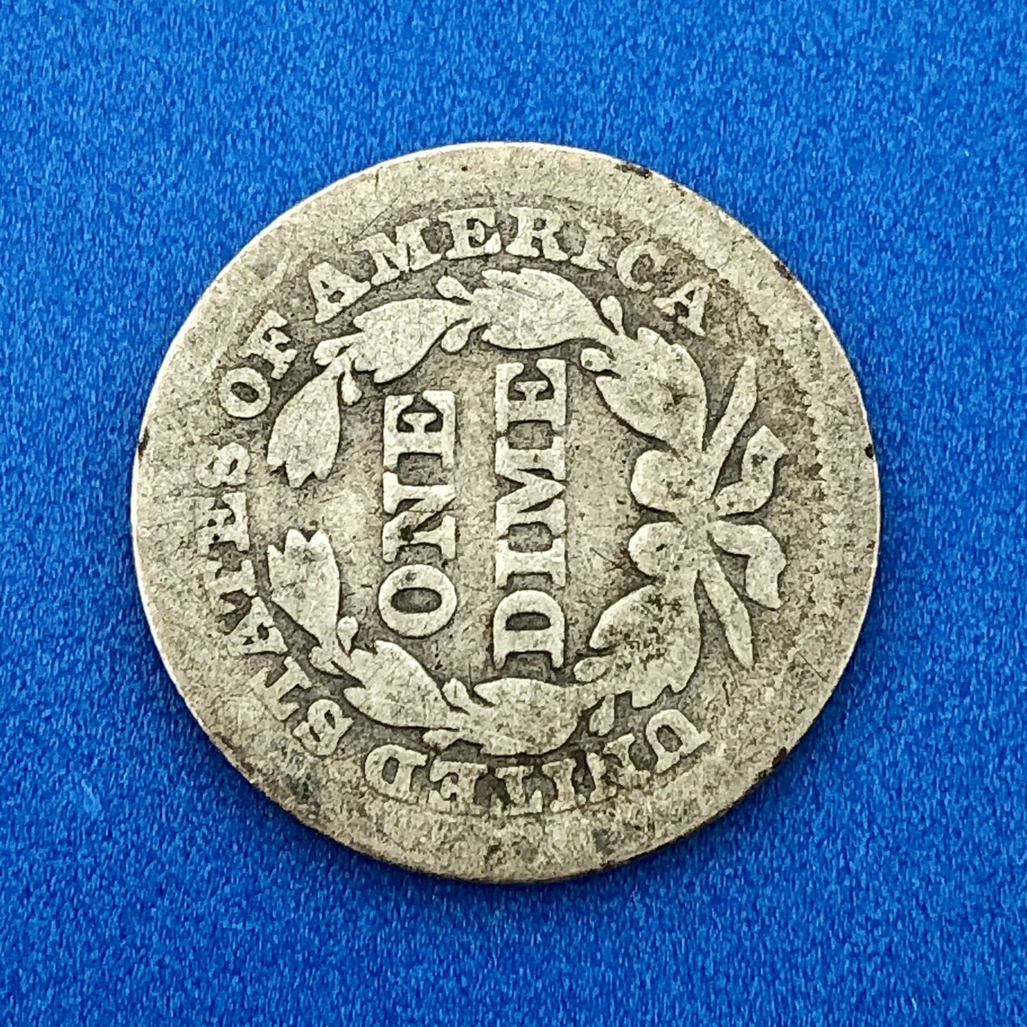 1854 P Seated Liberty Silver Dime 10c Better Key Philadelphia Mint Coin