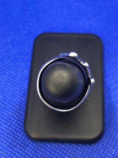 Taxco Mexico RJP 925 Sterling Silver Wrap Texture Statement Finger Ring