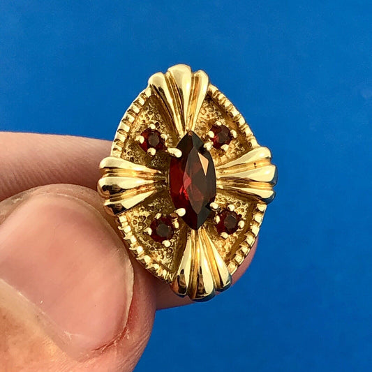 Designer DDH 10K Yellow Gold Garnet January Anniversary Slide Bracelet Charm