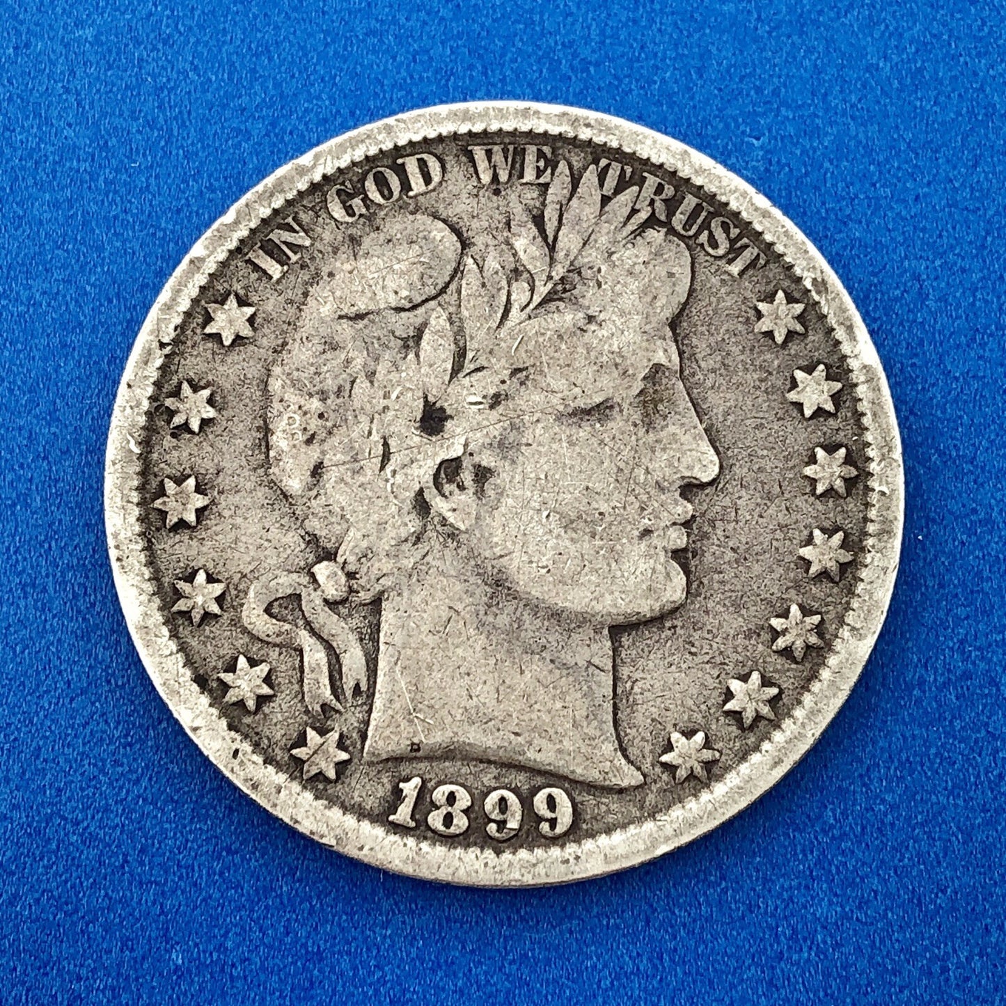 1899 P Barber Silver Half Dollar 50c Better Rare Key Philadelphia Mint Coin