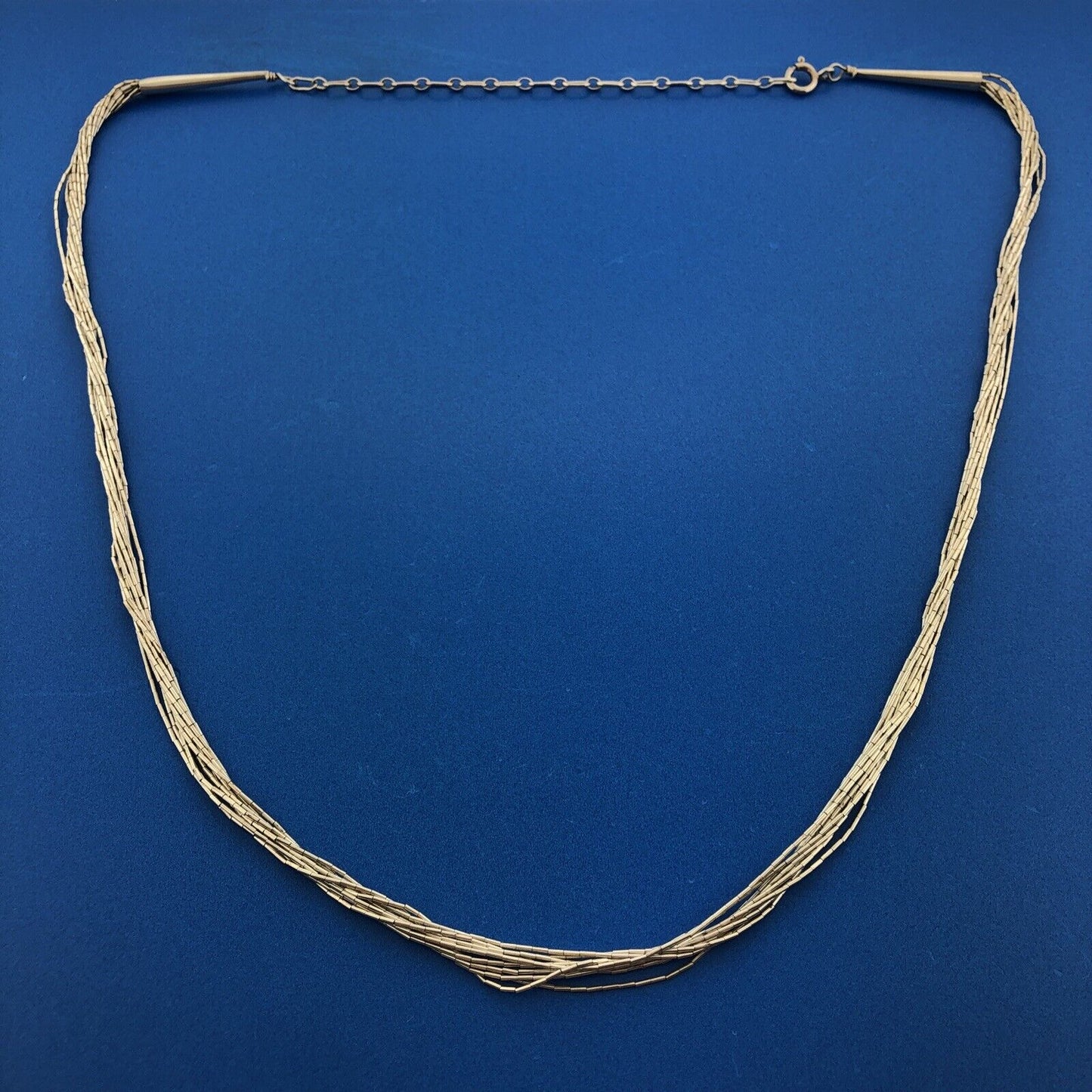 Carolyn Pollack Relios Sterling Silver 925 Liquid Silver Ten Strand Necklace