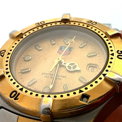 Tag Heuer Professional Two Tone 200 Meter WE1420-R Swiss Made Ladies Wristwatch