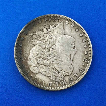 1884 S Morgan Silver Dollar $1 Better Rare Key San Francisco Mint Coin