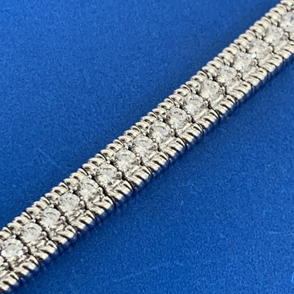 Designer 925 Sterling Silver Cubic Zirconia CZ Statement Tennis Bracelet
