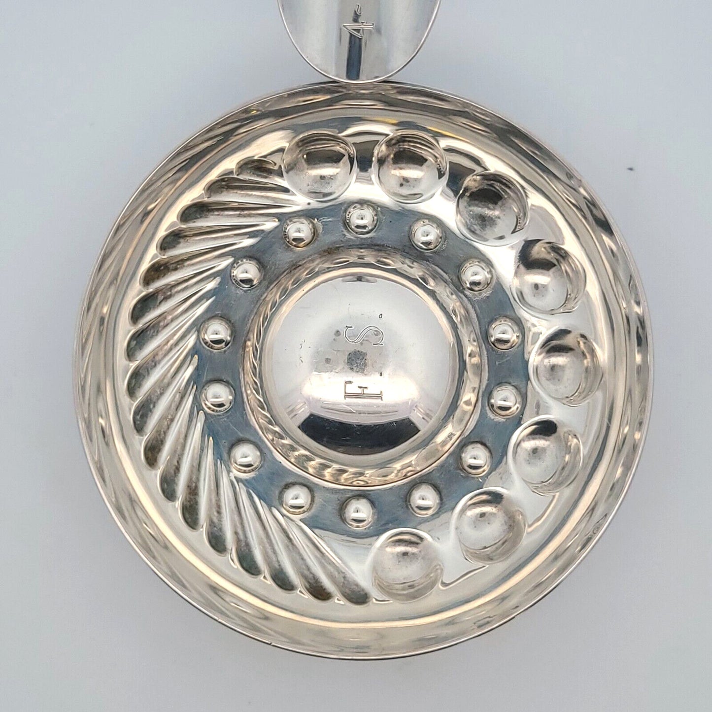 Christolfe Silver Plate Gallia Collecion Sommelier Tastevin  Barware Tasting Cup
