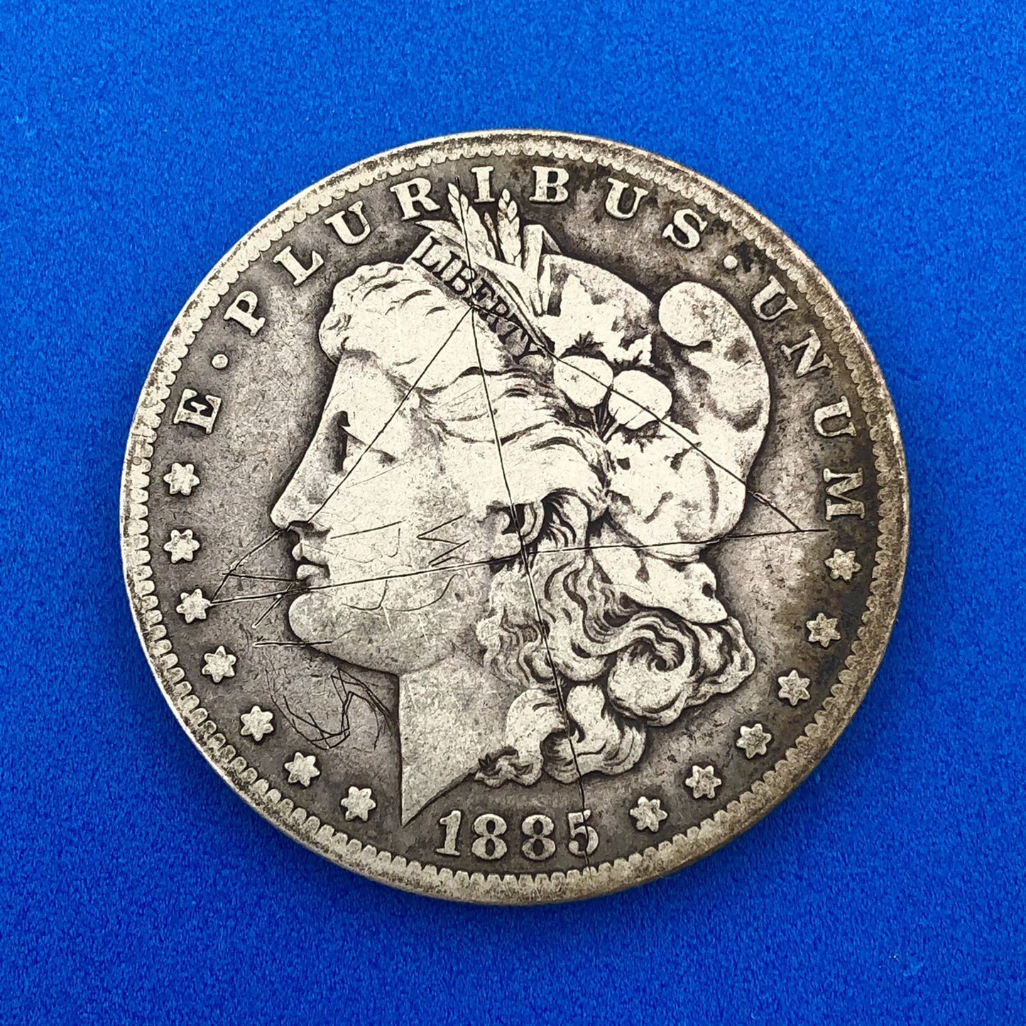 1885 S Morgan Silver Dollar Better Rare Key San Francisco Mint Coin As Is