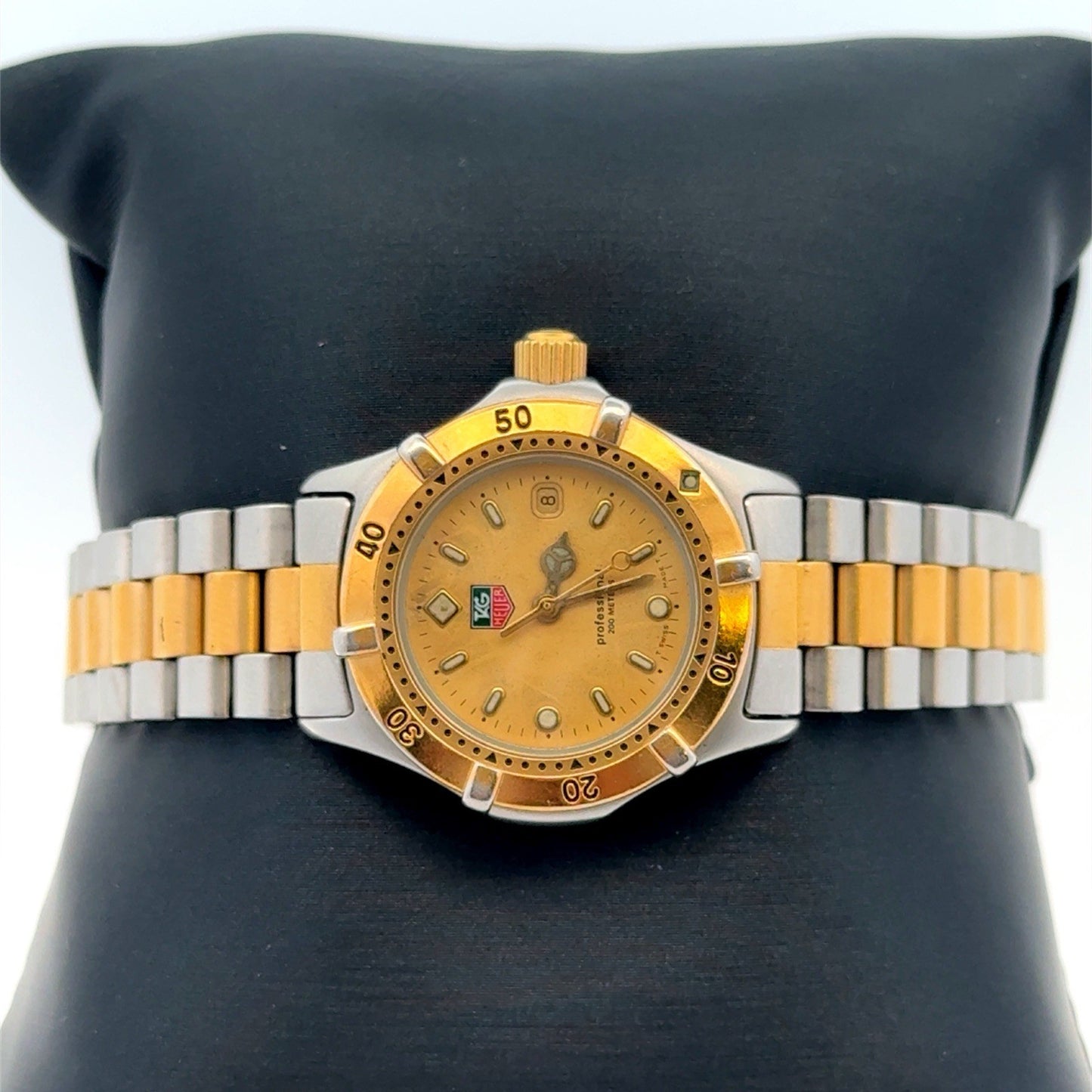 Tag Heuer Professional Two Tone 200 Meter WE1420-R Swiss Made Ladies Wristwatch