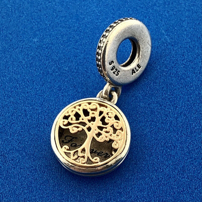 Authentic Pandora Sterling Silver 925 ALE Family Roots Charm 791988CZ