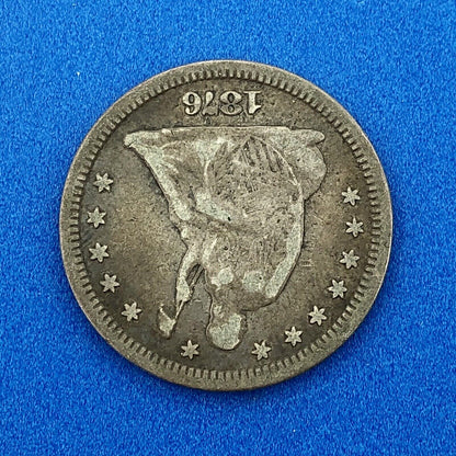 1876 P Silver Liberty Seated Quarter Dollar Type 1 Better Philadelphia Mint Coin