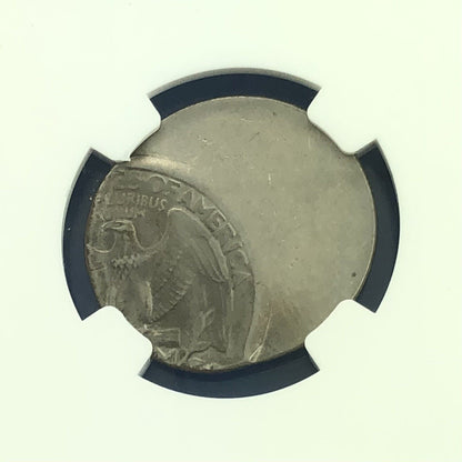 1983 P Washington Clad Quarter Mint Error Struck 50% Off Center NGC MS62