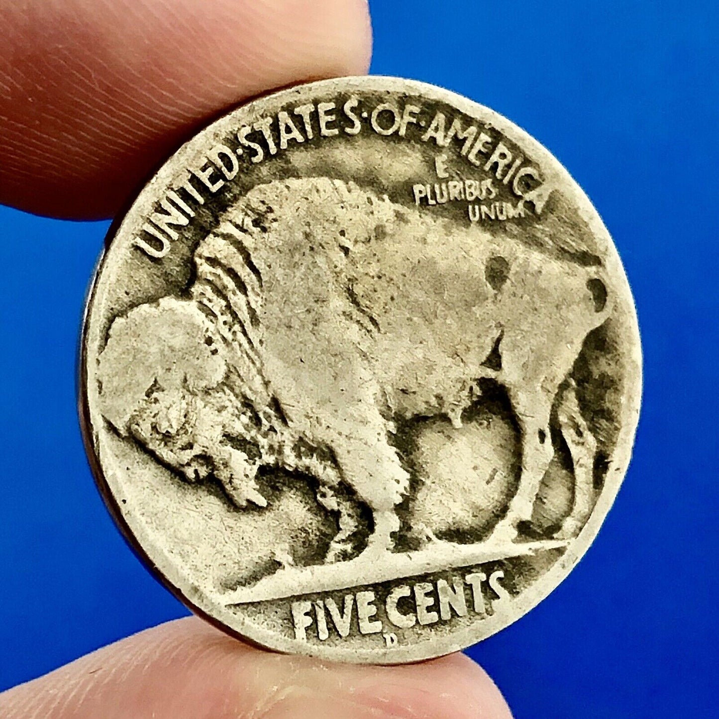 1924 D Indian Head Buffalo Nickel Better Key Scarce Denver Mint Coin