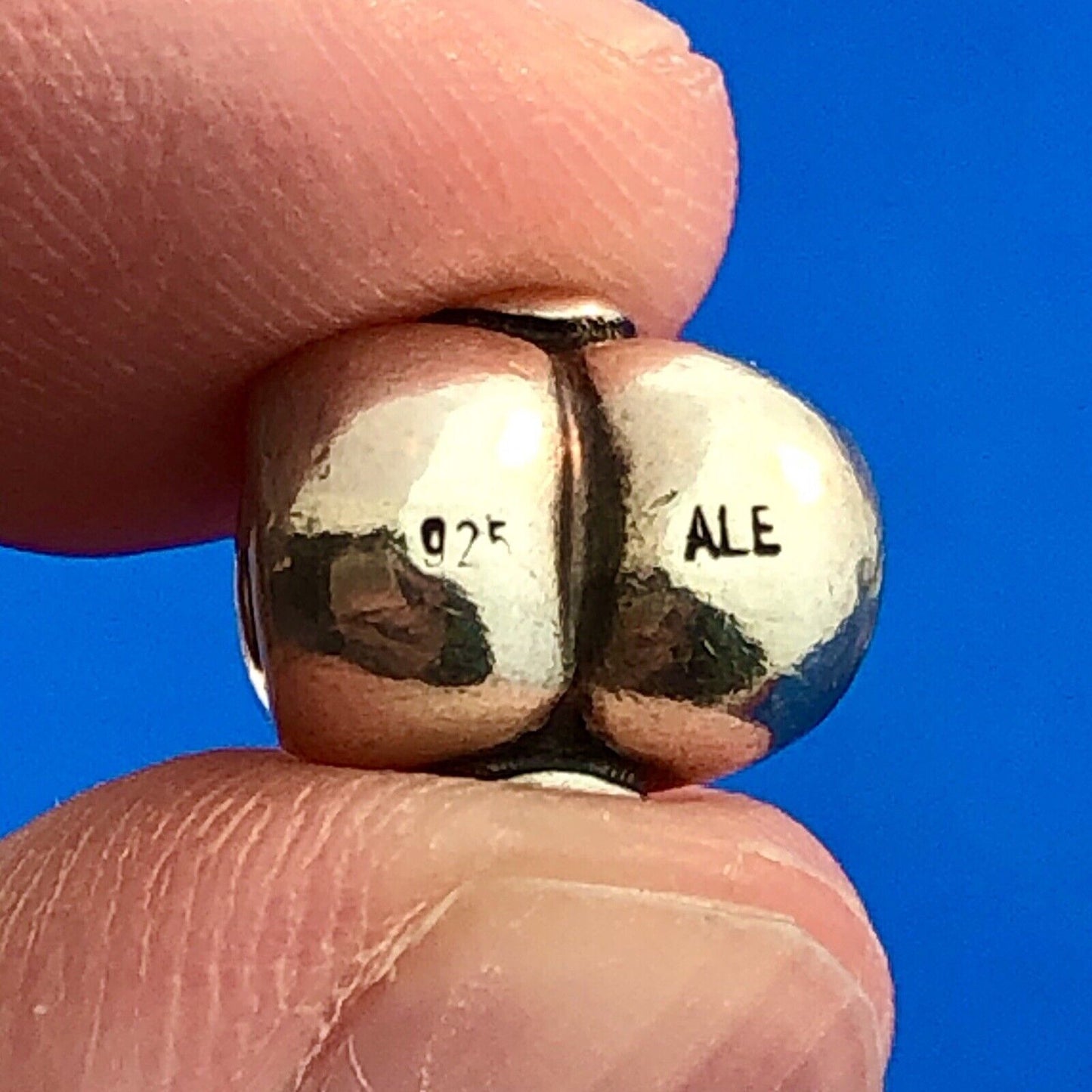 Authentic PANDORA 790134PCZ Sterling Silver Pink CZ Heart Retired Bead Charm