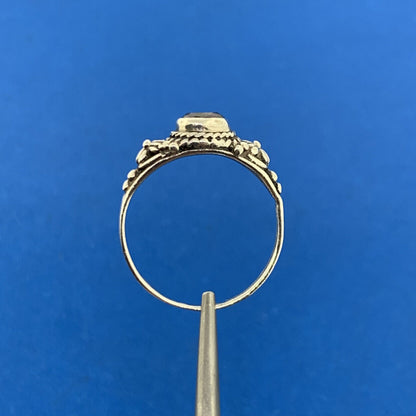 Vintage 925 Sterling Silver Amethyst February Birthday Anniversary Occasion Ring