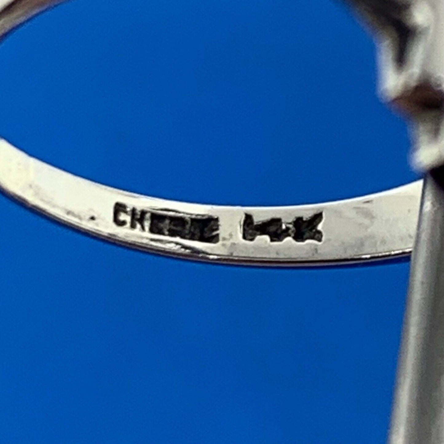 Vintage Cherie 14K White Gold Diamond Filigree Cocktail Ring