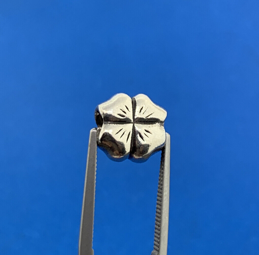 Authentic PANDORA Sterling Silver Shamrock 4 Leaf Clover 790157 Bracelet Charm