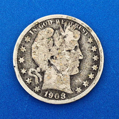 1903 S Silver Barber Half Dollar Better Key Date Rare Scarce San Francisco Coin