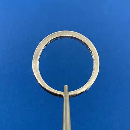 Designer Sterling Silver 925 Channel Set CZ Design Stackable Size 9 Band Ring