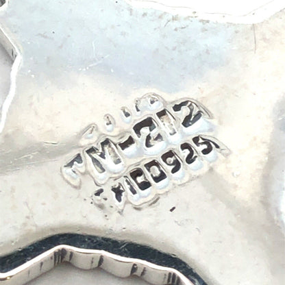 Vintage Taxco Mexico 925 Sterling Silver Textured Cross Pendant