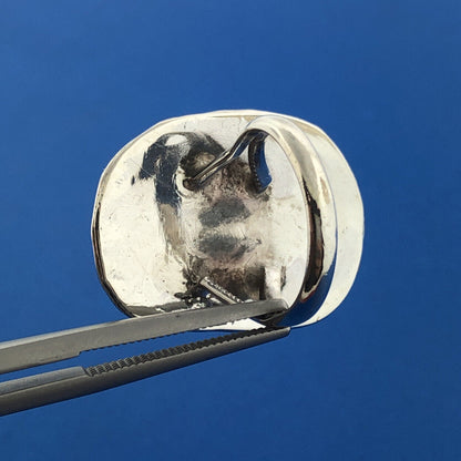 Stunning Sterling Silver 925 Green Turquoise Ovaloid Finger Ring Size 3.75