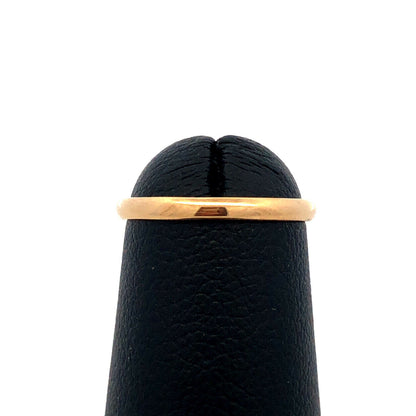 Designer BAB 10K Yellow Gold Childs Simple Stackable Pinky Band Ring