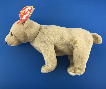 1999 TY Beanie Baby Almond The Bear DOB 04-18-1999 Rare Tag Error Mint - 4246