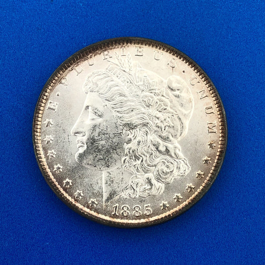 1885 P Morgan Silver Dollar $1 Better Rare Key Philadelphia Mint Coin BU++