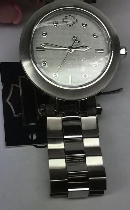 By Bulova Harley-Davidson Womens Stainless Steel Watch 76L171 New in Box W/Tags