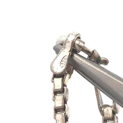 925 Sterling Silver Amber Trio Rectangle Statement Pendant Necklace