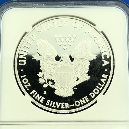 2012 S Proof Silver Eagle 999 Fine Silver NGC PF70 Ultra Cameo Set Early Release