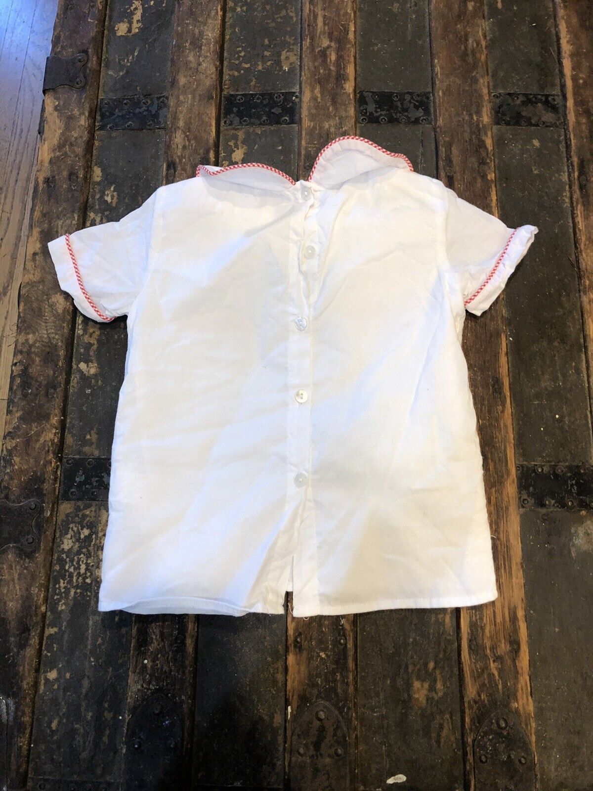 Cecil & Lou Girls 4th of July America Cotton White Shirt Red Pants Size 4T Set