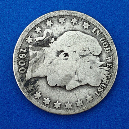 1900 O Barber Silver Half Dollar Better Rare Key New Orleans Mint Coin