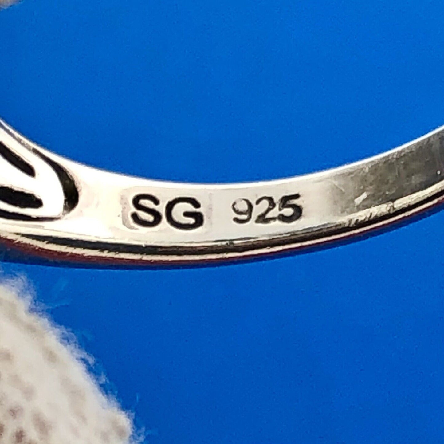 Designer SG Sterling Silver 925 African Green Onyx Cabochon Cocktail Ring