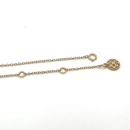 Freida Rothman 925 Sterling Silver Vermeil Cubic Zirconia CZ Pendant Necklace