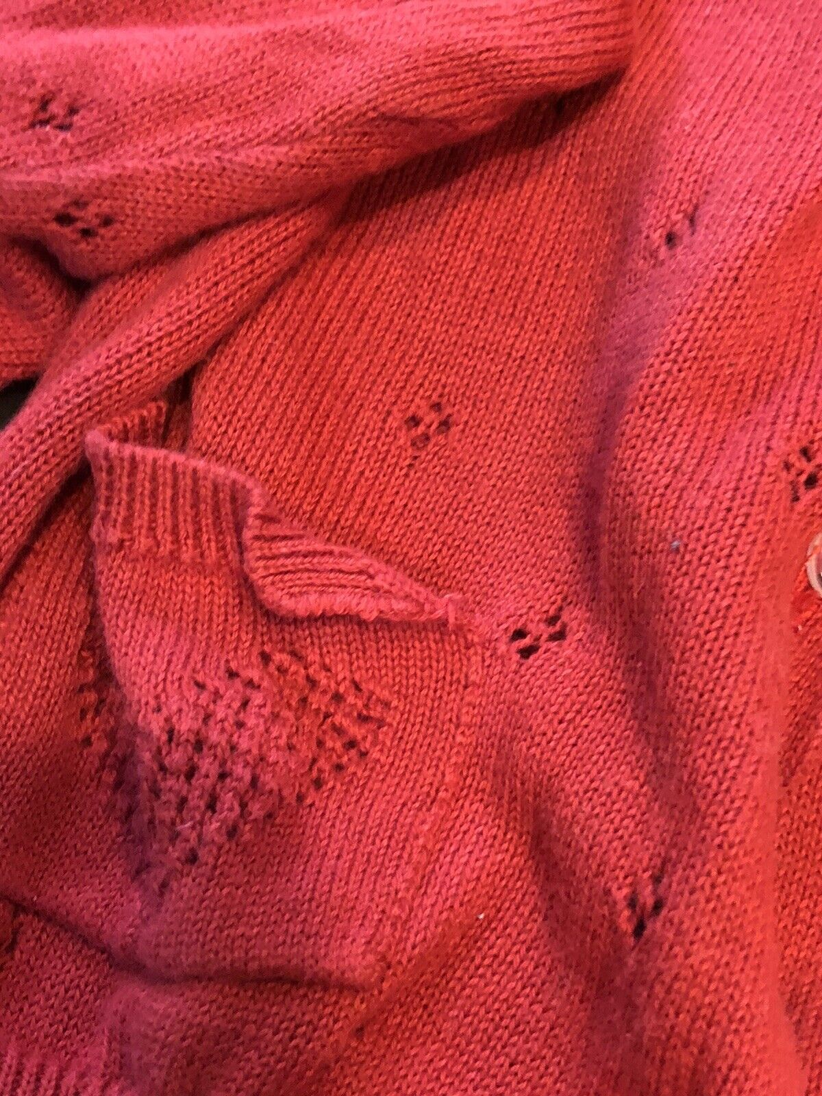 The Beaufort Bonnet Company Red Knit Girls Sweater Size 18-24 Months