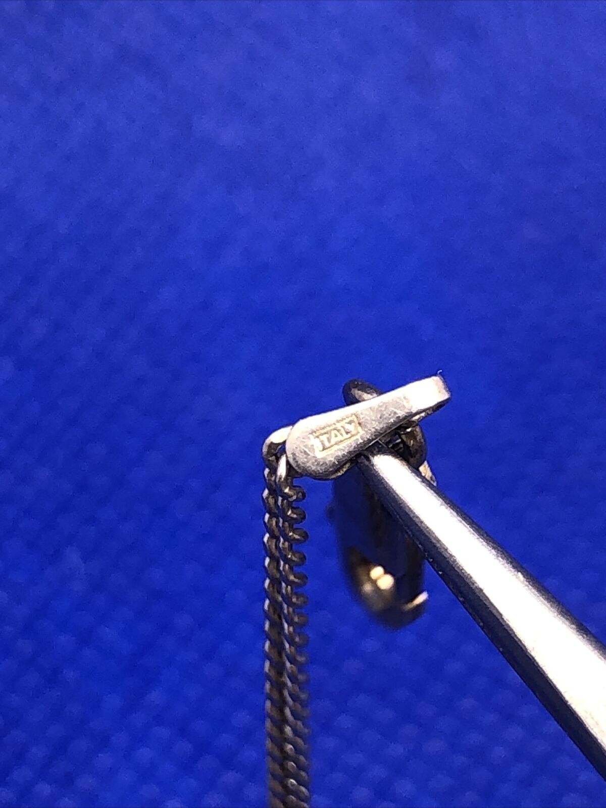 Designer P. Lux 925 Sterling Silver Scroll Detail Cross Pendant & Chain Necklace