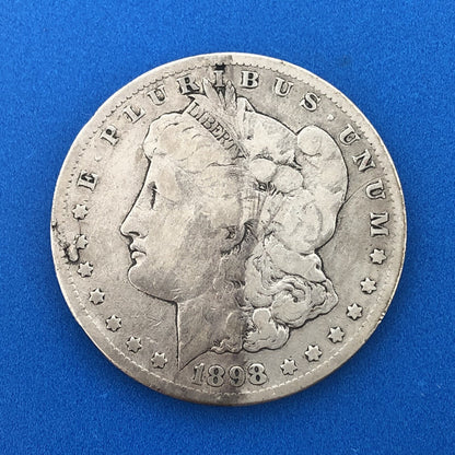 1898 S Morgan Silver Dollar $1 Details Better Key Rare San Francisco Mint Coin