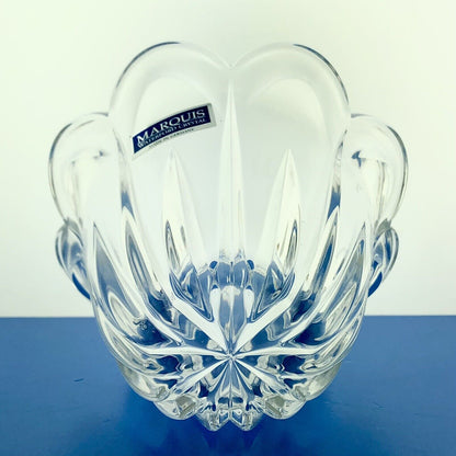 Waterford Marquis Lead Crystal Cut Glass Small Tulip Centerpiece Vase New In Box