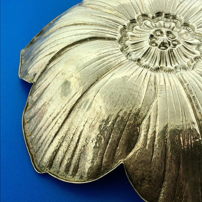 Gianmaria Buccellati Flower Sterling Silver Grosse Schale Narzisse Candy Bowl