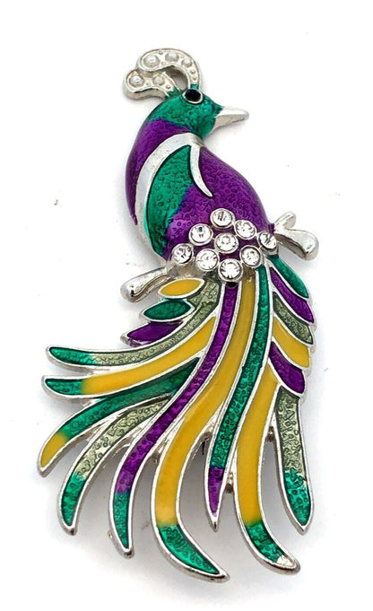 Fabulous Mardi Gras & Louisiana Gold Tone Rhinestone 7 Piece Jewelry Lot